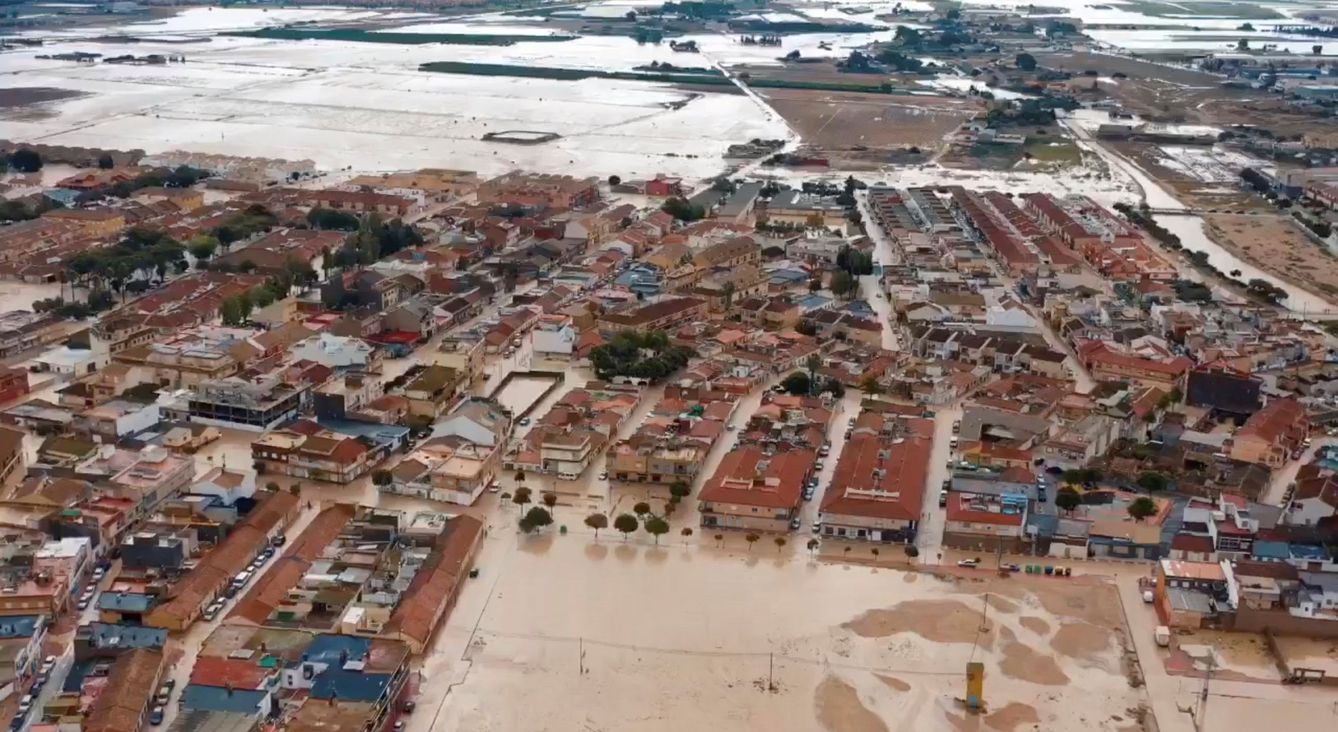 Torre Pacheco solicitó la declaración de zona catastrófica tras los efectos de la DANA. (EFE)