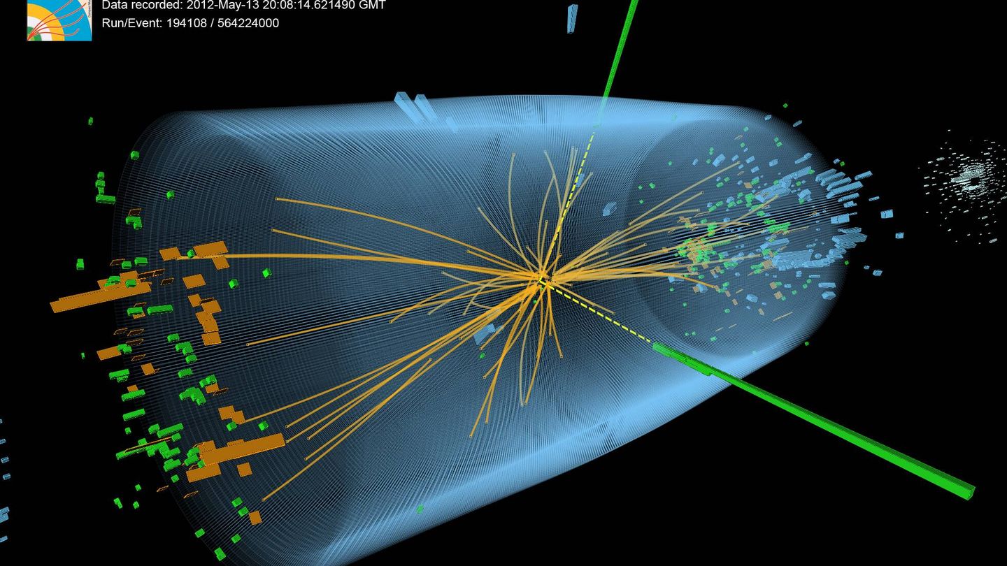 Imagen representativa del hallazgo del bosón de Higgs. (CERN)