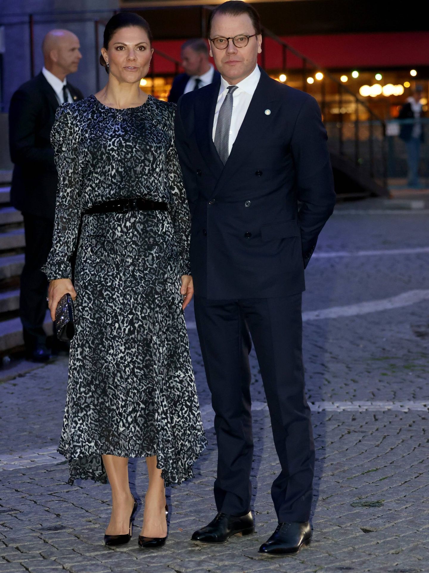 La princesa heredera, junto a su marido a su llegada al concierto. (CP/Nils Petter Nilsson) 