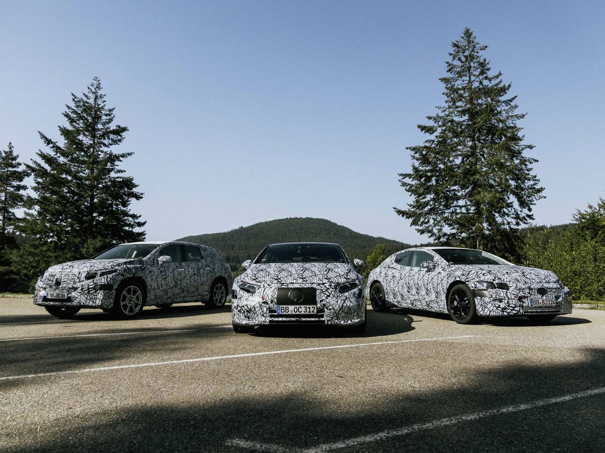 Foto: Mercedes está desarrollando seis modelos diferentes de su gama eléctrica del EQA al EQS. 