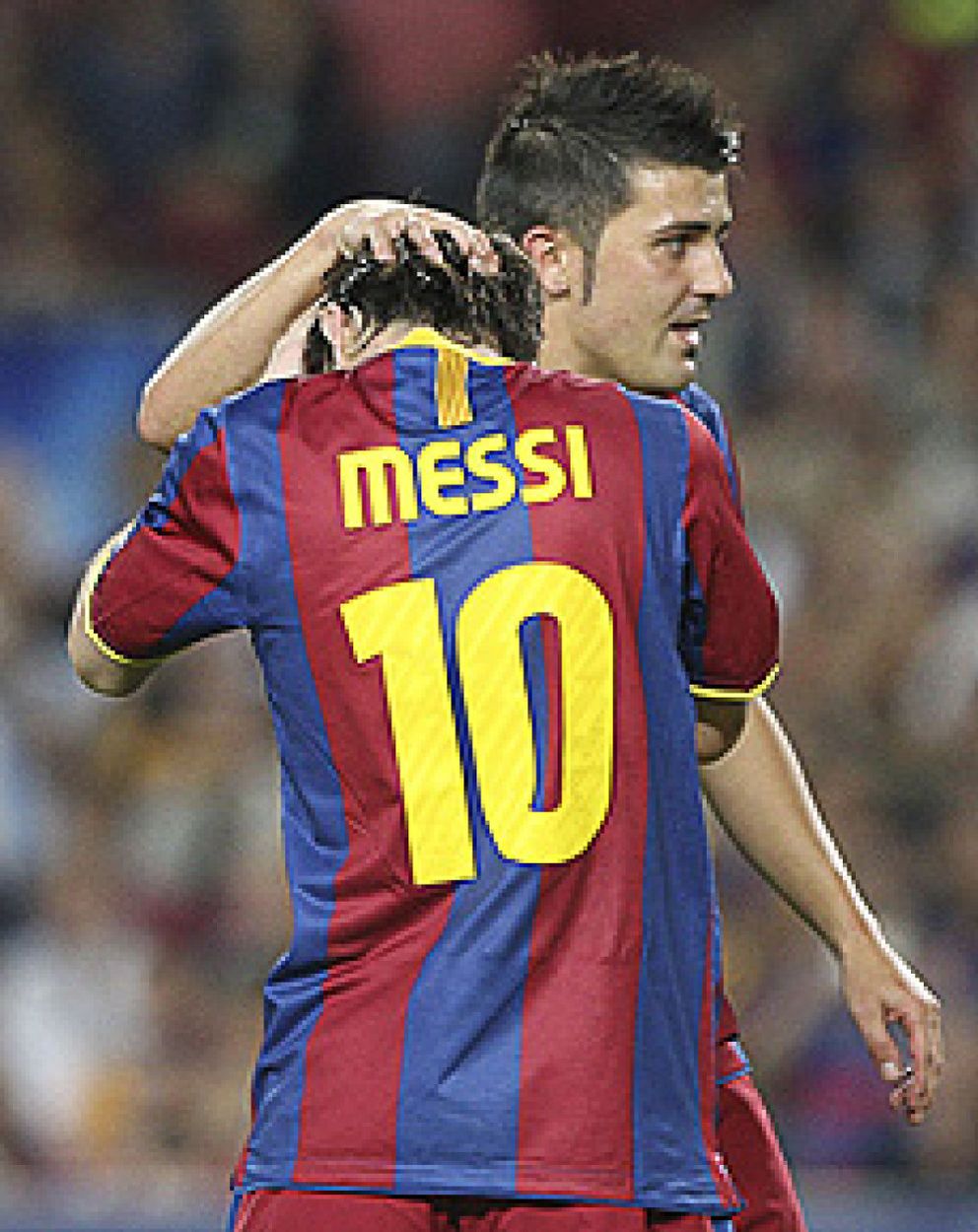Foto: Eto'o, Ibrahimovic, Villa... Messi no soporta que le hagan sombra