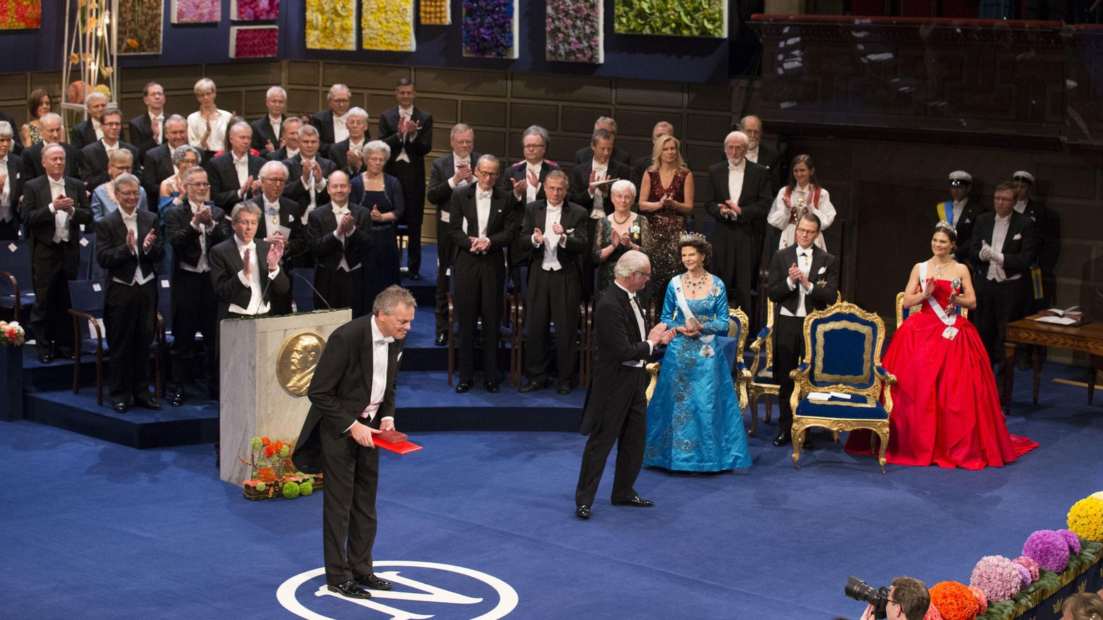 Foto: Imagen de archivo de la ceremonia de entrega de los Premios Nobel en 2014. (Gtres)