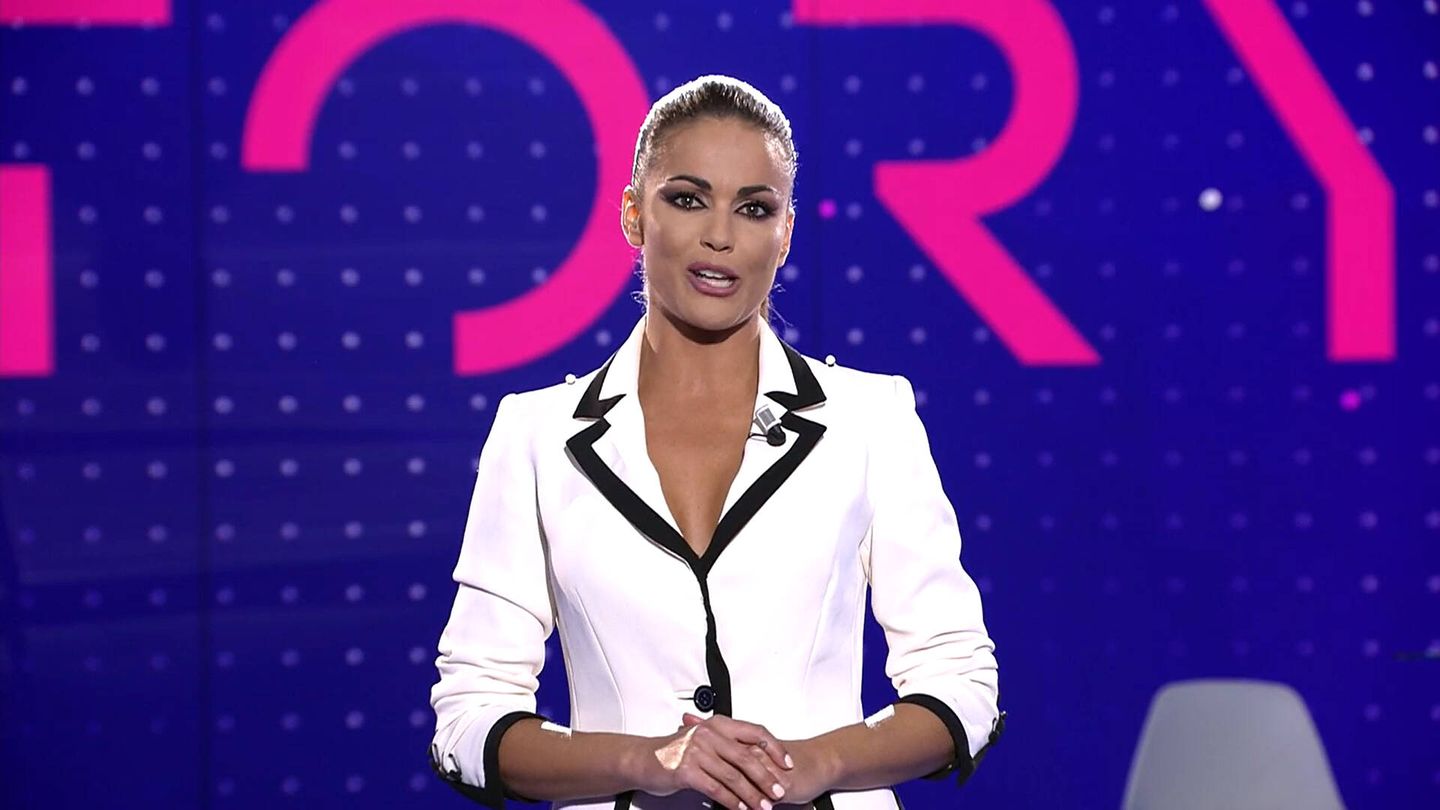 La presentadora Lara Álvarez. (Mediaset)