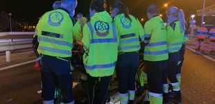 Post de Herido grave un motorista de 31 años al caer en el distrito de Fuencarral-El Pardo (Madrid)