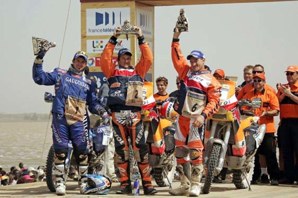Foto: Marc Coma rubrica el segundo triunfo español en el Dakar