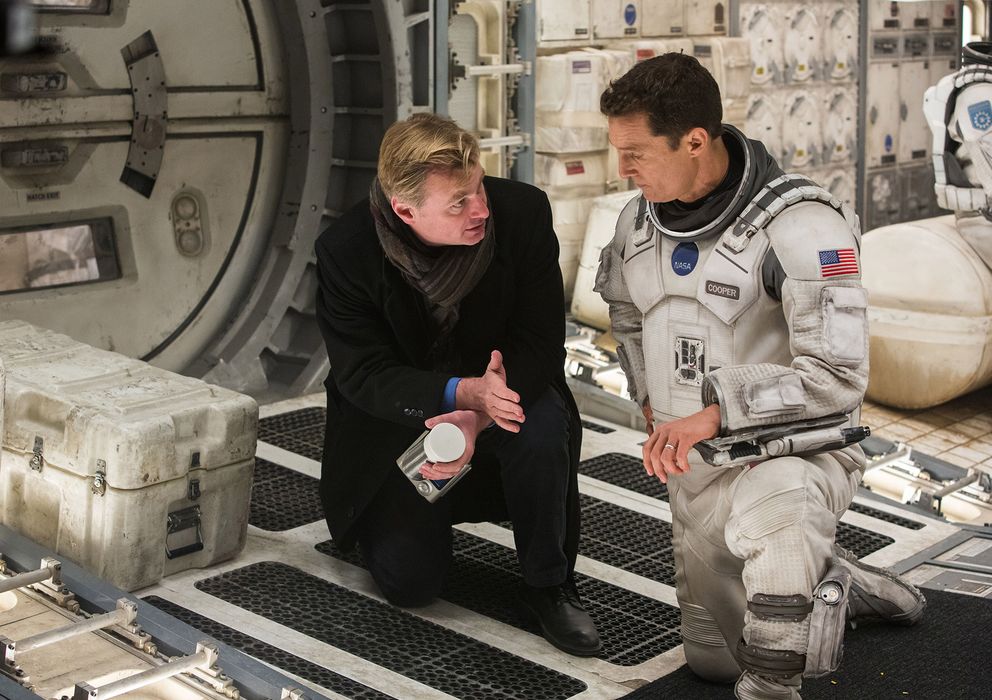 Foto: Christopher Nolan y Matthew McConaughey en el rodaje de 'Interstellar' (Warner Bros)