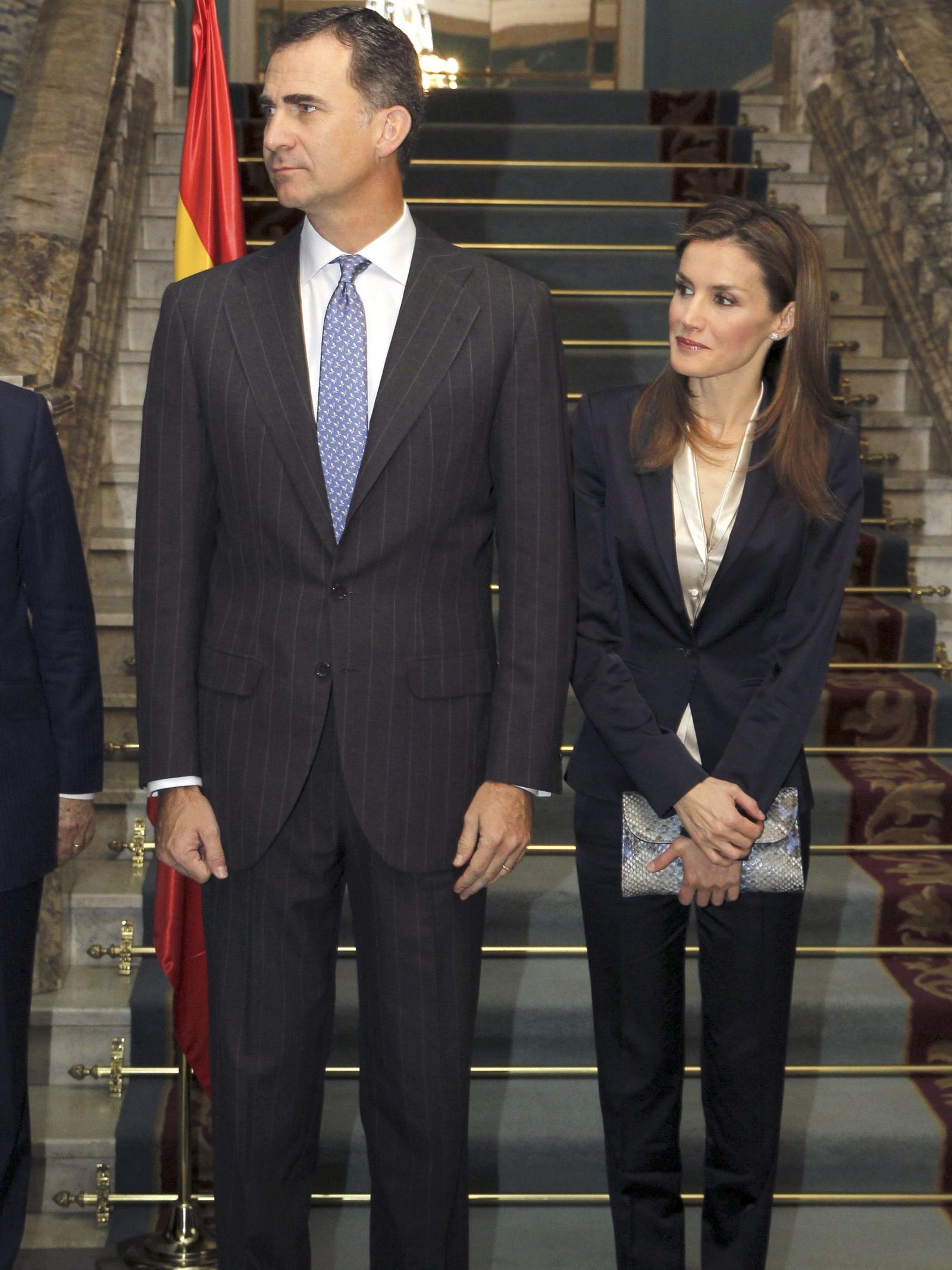 Felipe VI y Letizia, durante su primer acto oficial como Reyes de España. (EFE/Sergio Barrenechea)