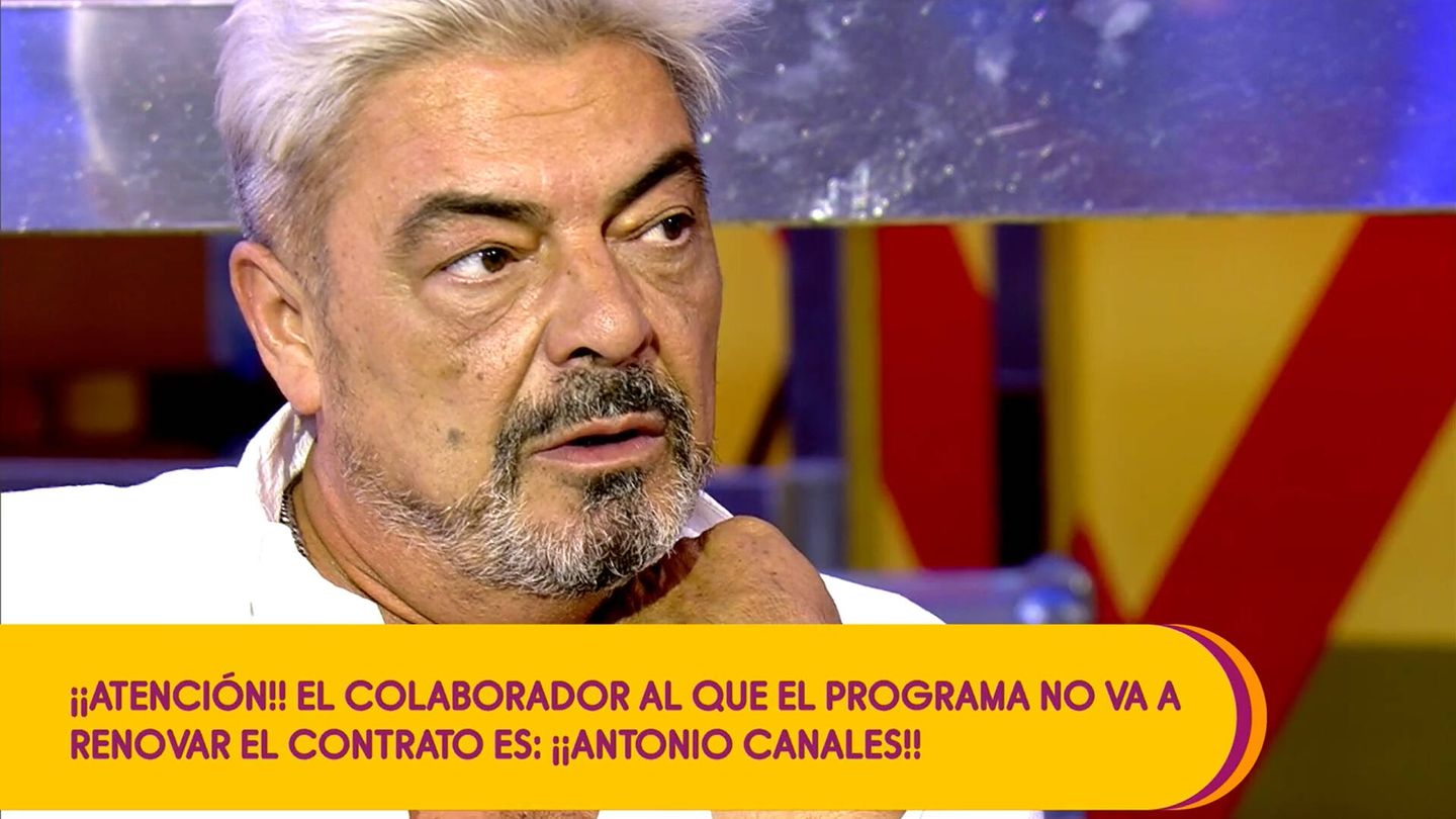 Antonio Canales no seguirá en 'Sálvame'. (Mediaset)