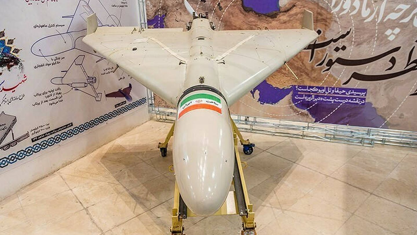 Así son los Shahed 136, los 'drones kamikaze' que ha enviado Irán a Israel (Tasnim News Agency)