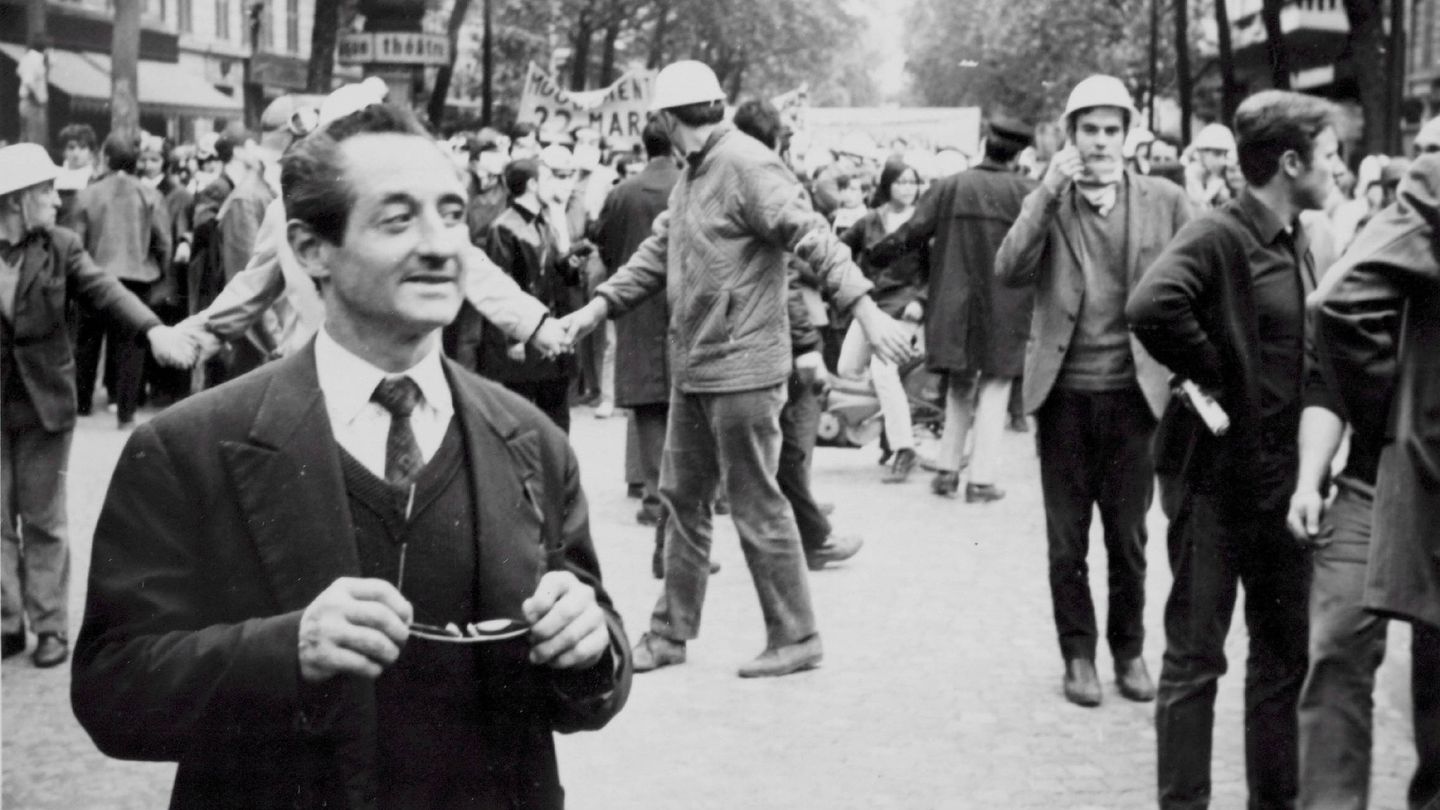 Imagen de archivo cedida por el Museo de la Prefectura de la Policía parisina sobre los disturbios de mayo del 1968. (EFE)