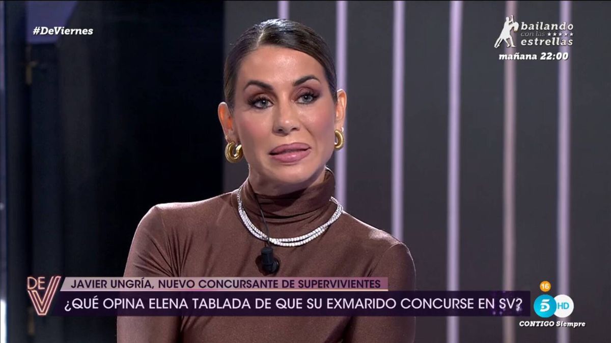 "Me debería temer él": Elena Tablada estalla en directo contra su exmarido en '¡De viernes!'