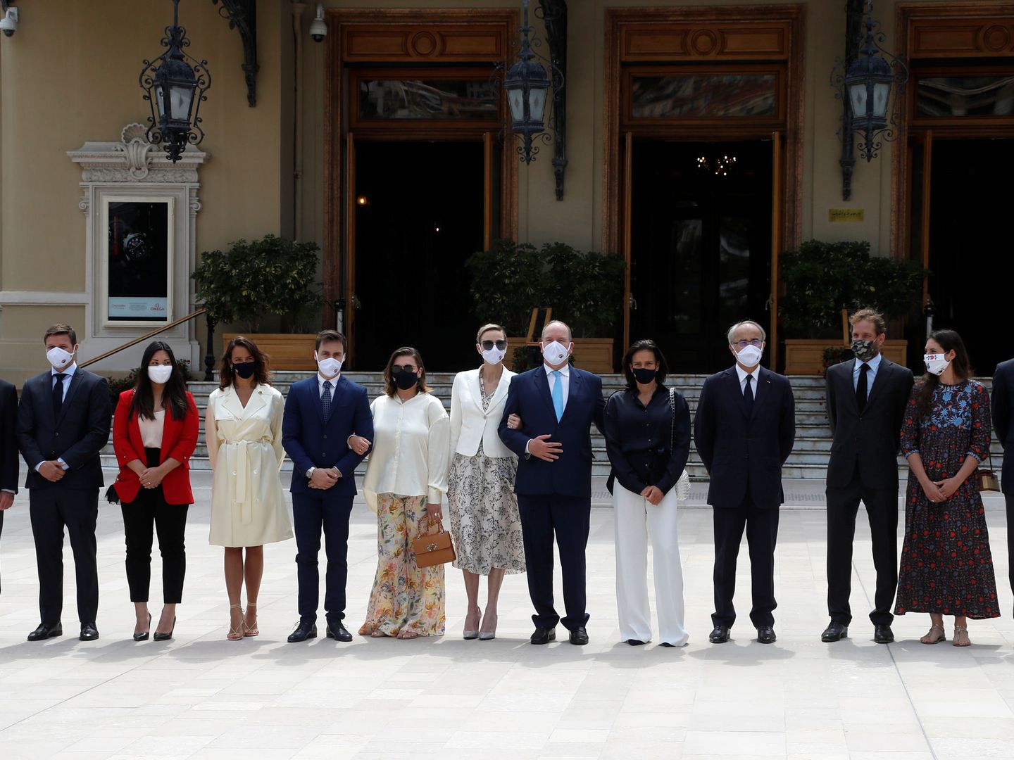 La familia real de Mónaco. (Reuters)