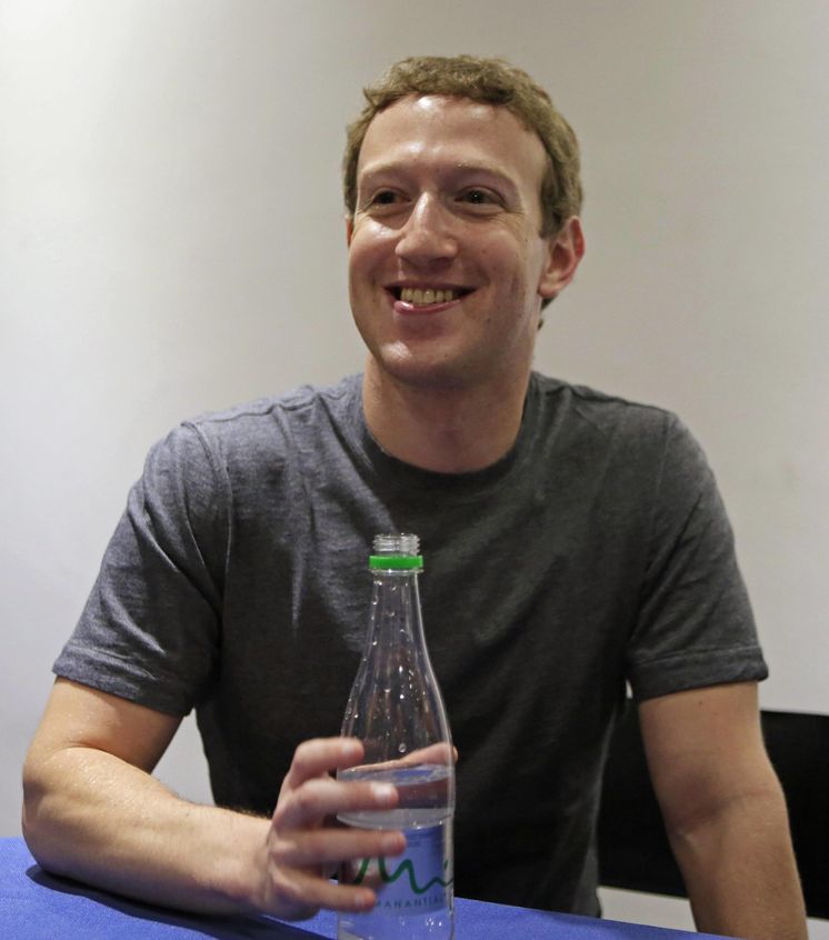 Foto: Zuckerberg tiene motivos para sonreír. (Reuters)