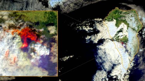 La erupción del volcán de La Palma, vista desde el espacio: los puntos calientes