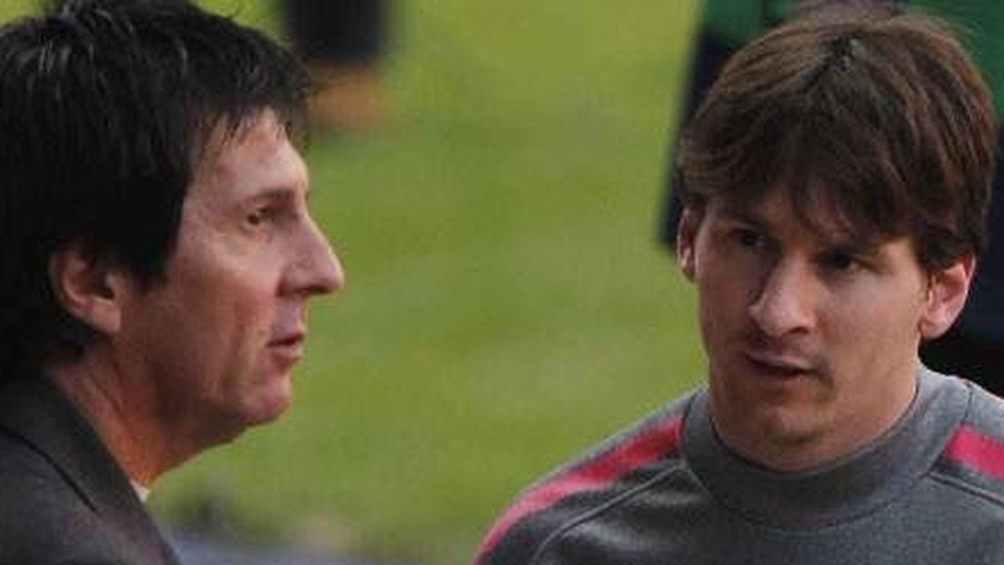 Jorge Horacio y Leo Messi.