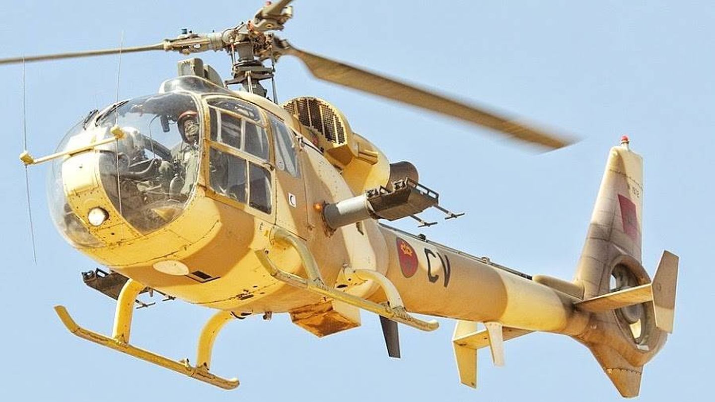 Helicóptero SA342 Gazelle de la Fuerza Aérea Marroquí (Peter Steehouwer)
