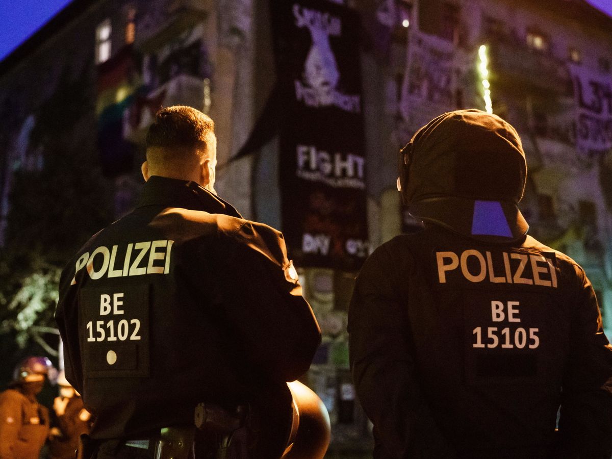 Foto: Policías en Berlín. (EFE)