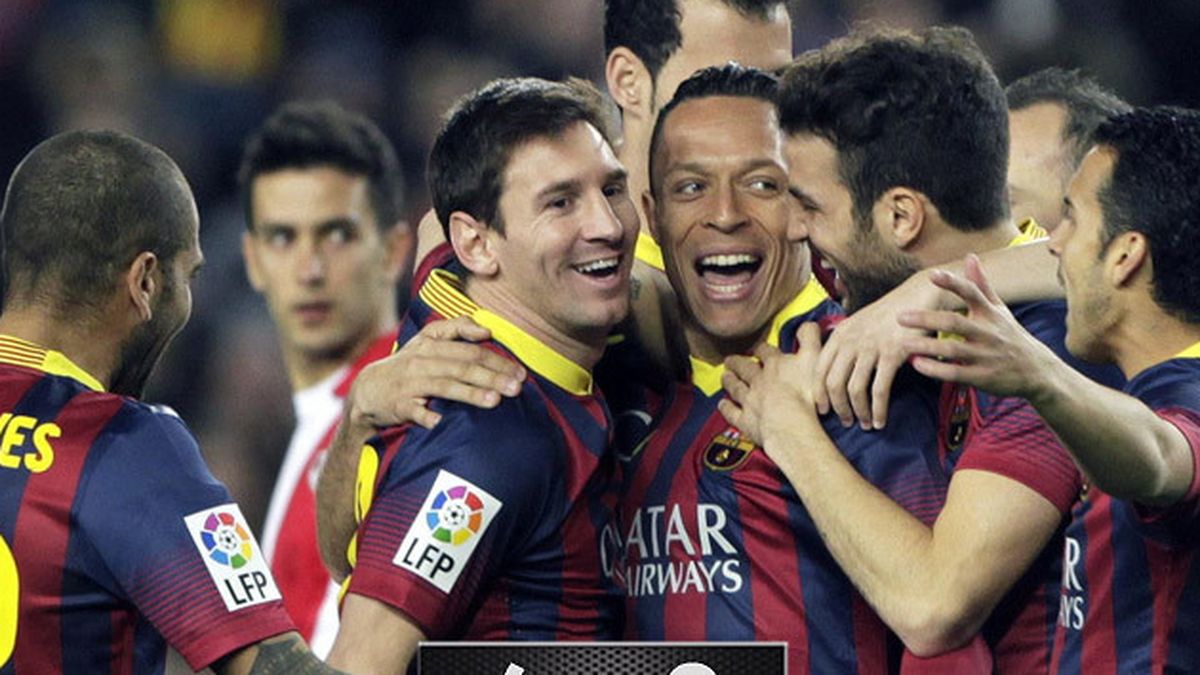 El Barcelona recupera su fuego con una goleada en vísperas del regreso a Europa