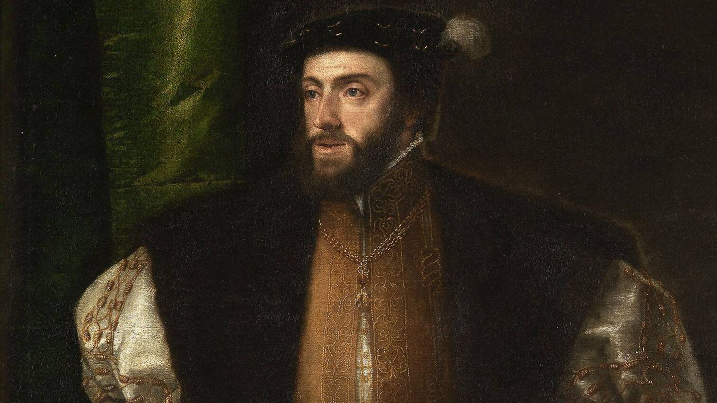 Carlos V retratado por Tiziano