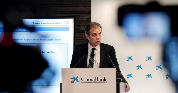 Foto: Jordi Gual, presidente de CaixaBank (Efe)