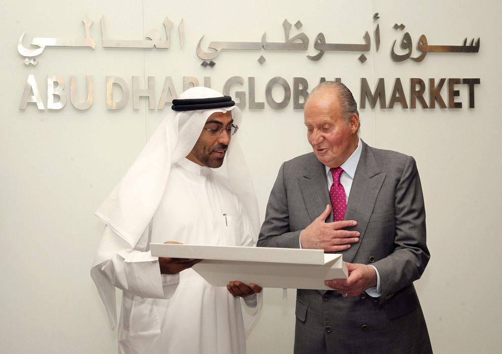 Foto: Don Juan Carlos, en abril, durante su viaje a Emiratos Árabes.