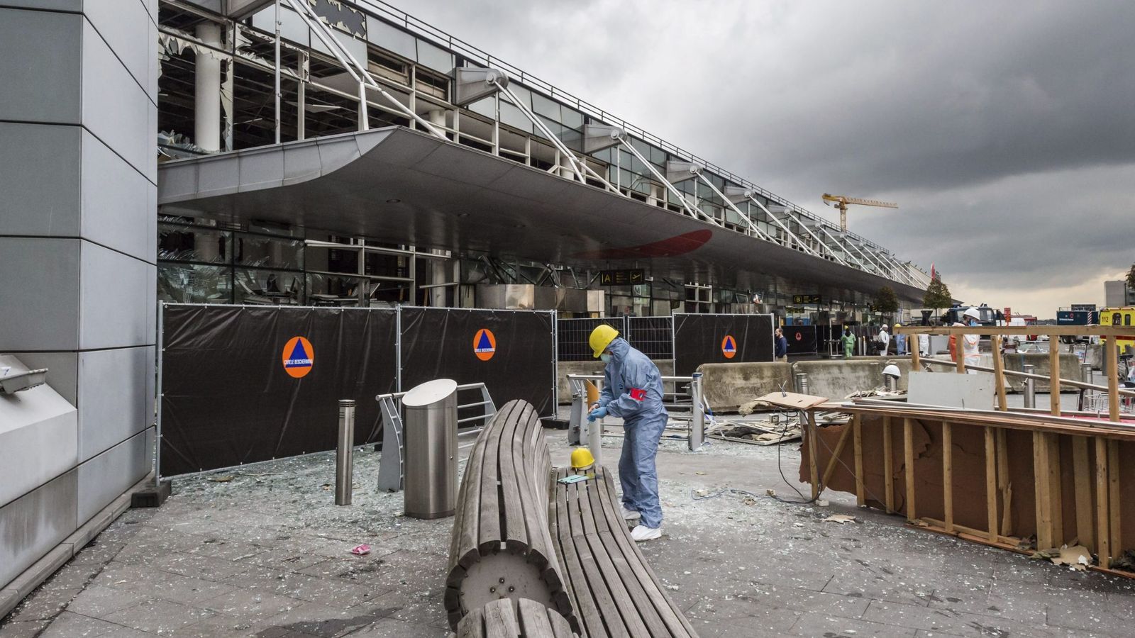 Foto: Aeropuerto de Bruselas tras los atentados
