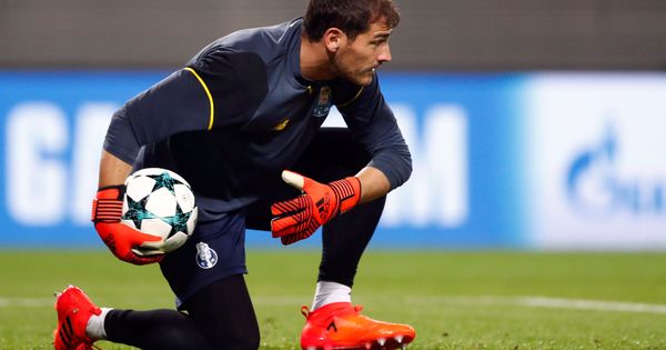 Foto: Iker Casillas, durante un entrenamiento. (Reuters)