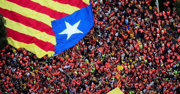 Foto: Imágenes de la última Diada, el 11 de septiembre de 2018, en Barcelona. (Reuters) 