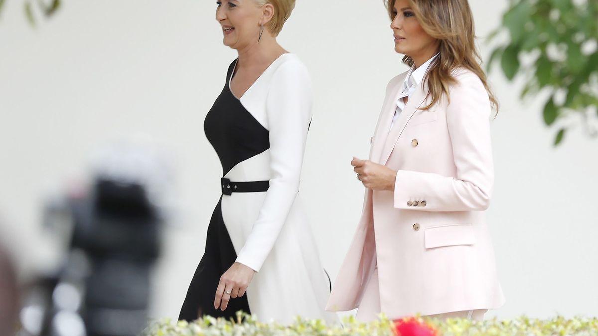 Melania Trump revoluciona su vestuario con este look de 3.000 euros 
