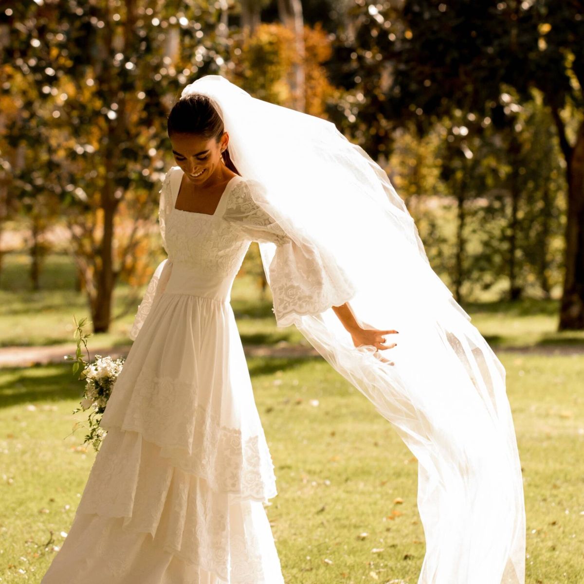 10 tipos de velos para novias- Espacio Novias