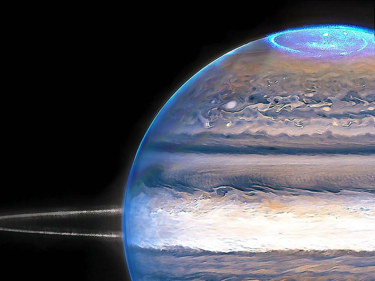 Foto: La corriente de chorro más potente detectada en Júpiter (James Webb)