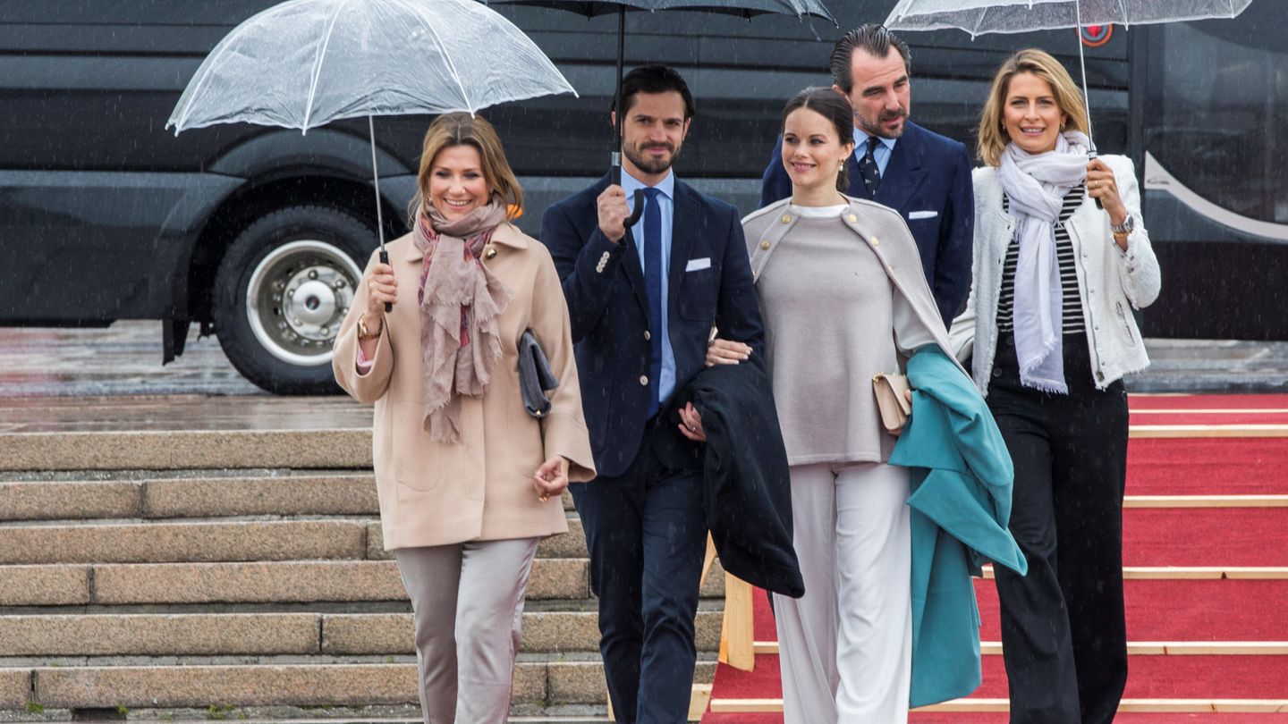 La princesa Marta Luisa, junto a Carlos Felipe, dos víctimas de los hackers. (Reuters)