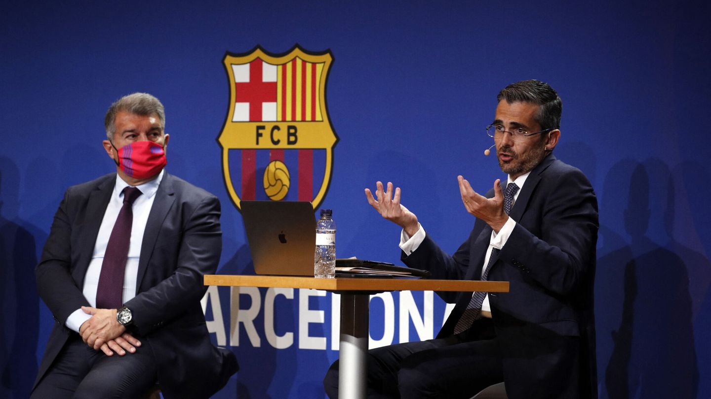 Jaume Campaner desgrana lo encontrado en el informe forensic. (Reuters/Albert Gea)