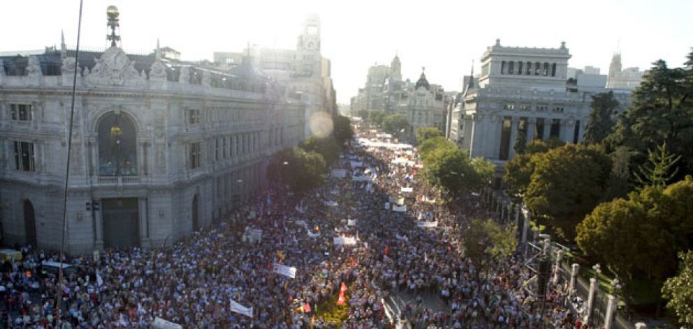 Foto: Toque de atención al Gobierno con la manifestación contra la ley del aborto