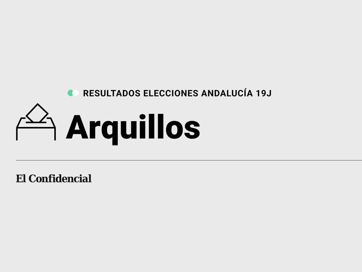 Foto: Resultados en Arquillos, Jaén, de las elecciones de Andalucía 2022 este 19-J (C.C./Diseño EC)