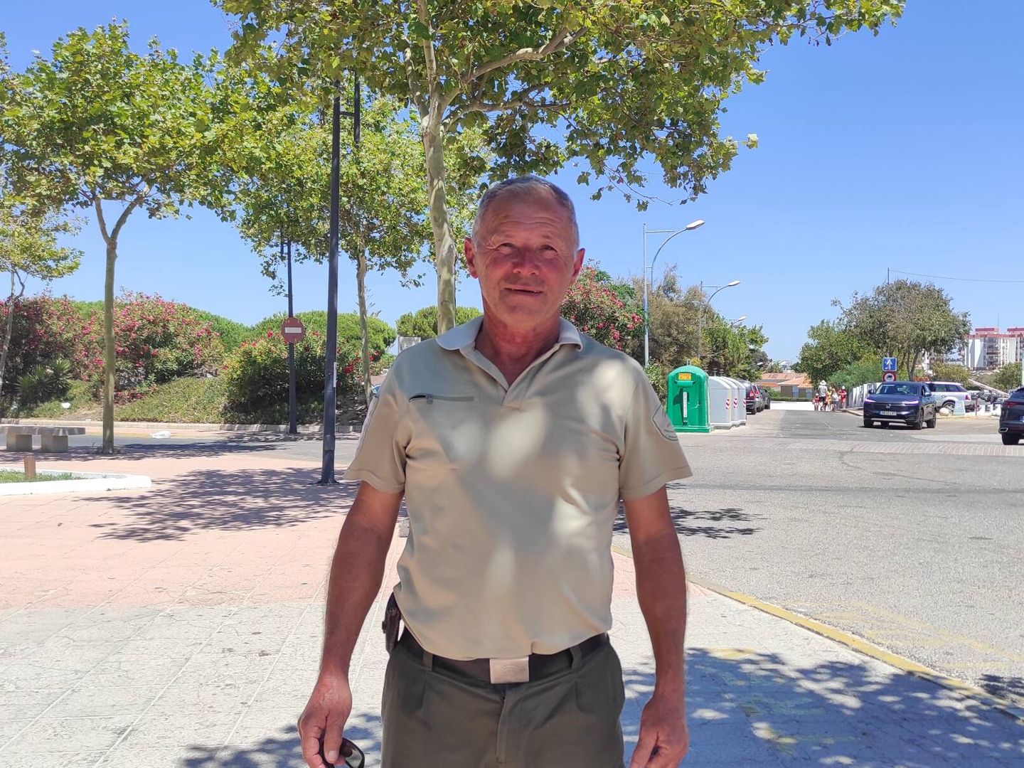 Juan Huelva, antiguo vecino de Cabezudos, trabaja actualmente en el Parque de Doñana. (L. B.)