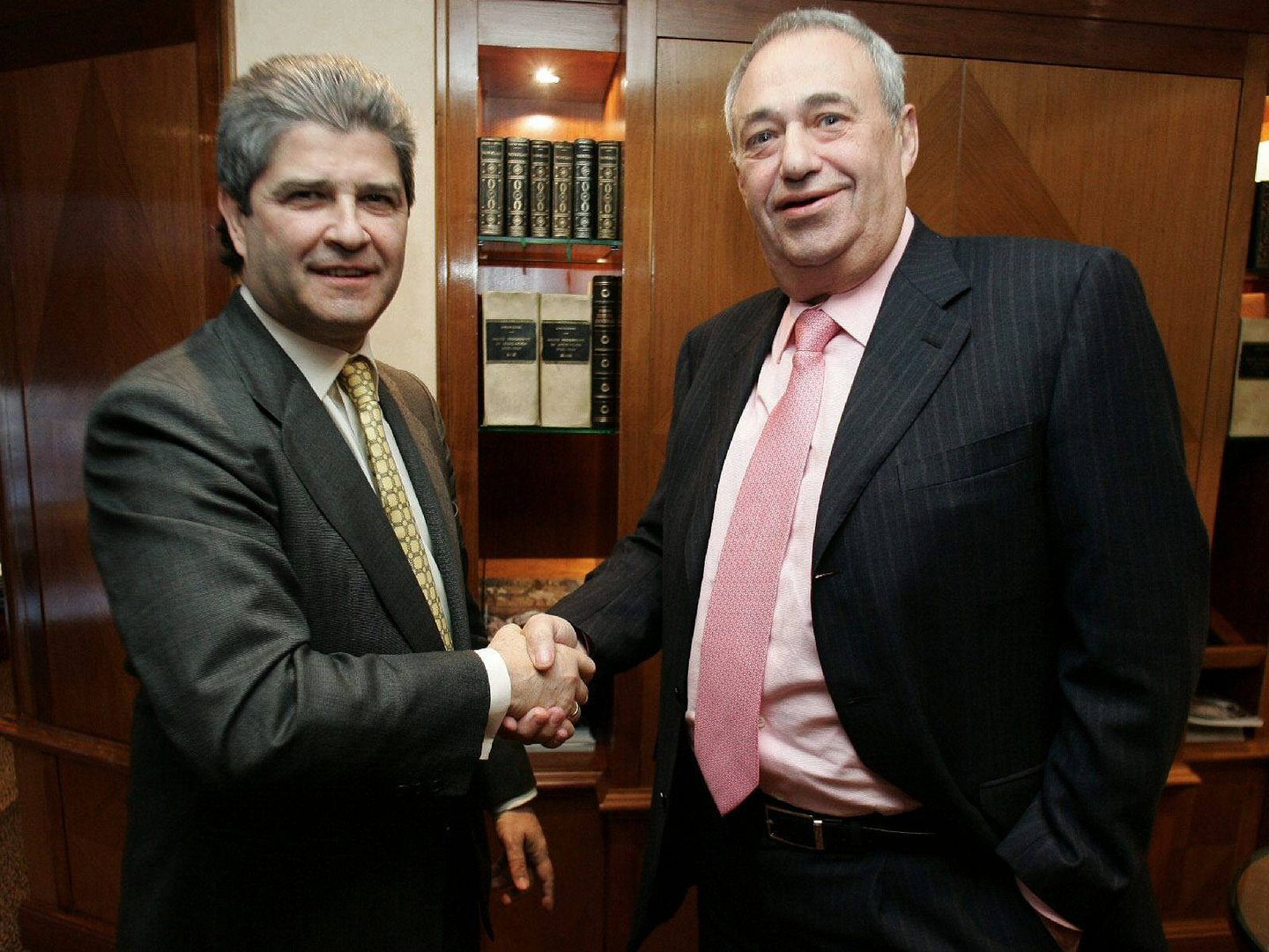 Fernando Martín y Manuel Jove. (EFE)