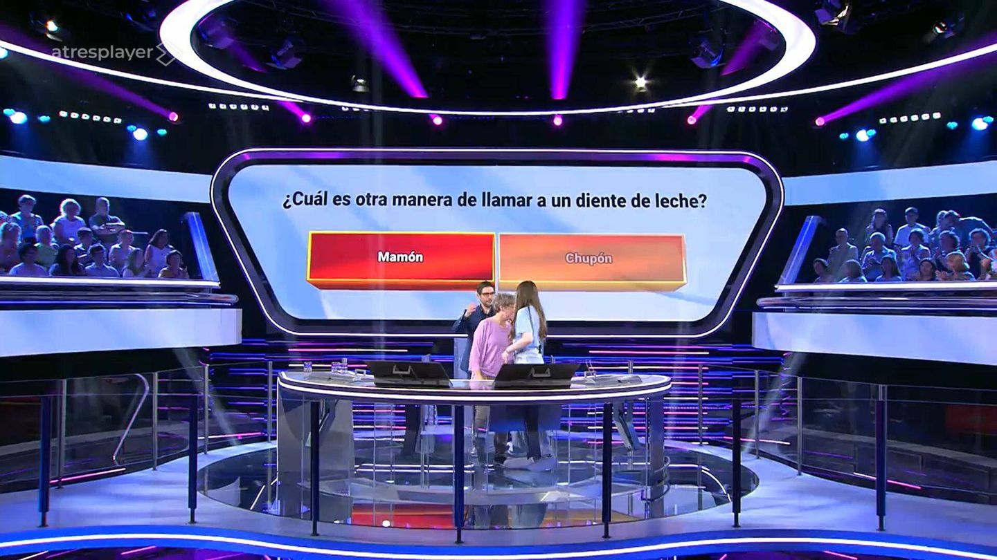 Última pregunta de 'Atrapa un millón'. (Antena 3)