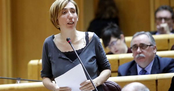 Foto: La senadora del grupo parlamento Podemos María Freixanet. (EFE)