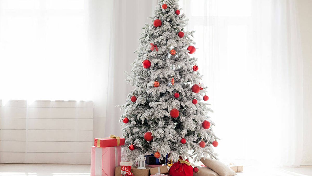 BESTOYARD Valla de plástico Blanco para árbol de Navidad 25 Piezas 