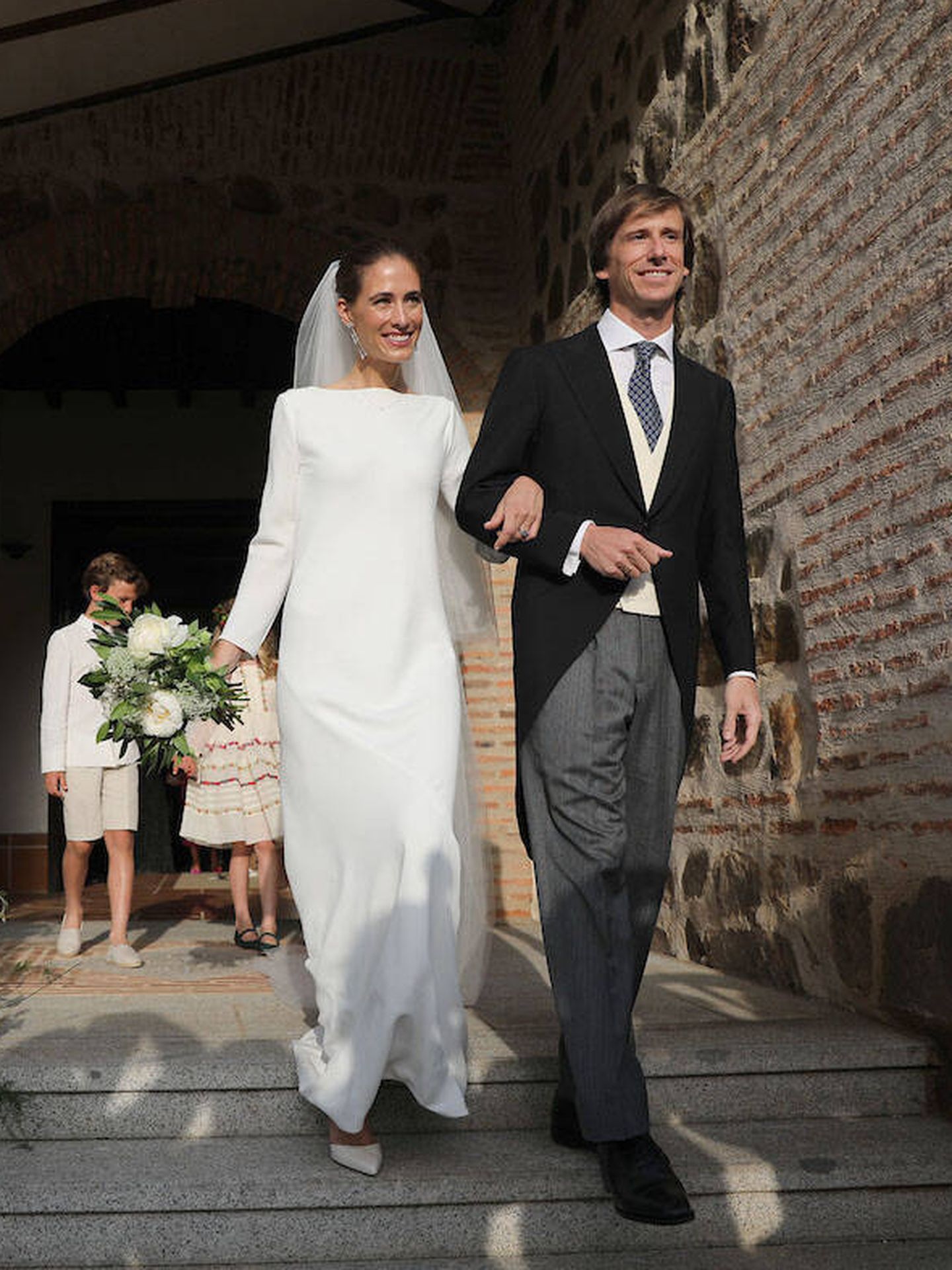 Amelia Millán y Felipe Cortina, recién casados. (Limited Pictures)