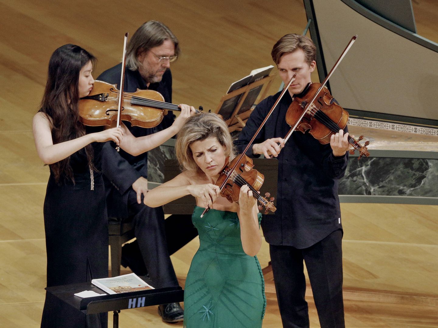 El conjunto Mutter's Virtuosi, en un concierto para violín. (Cedida)