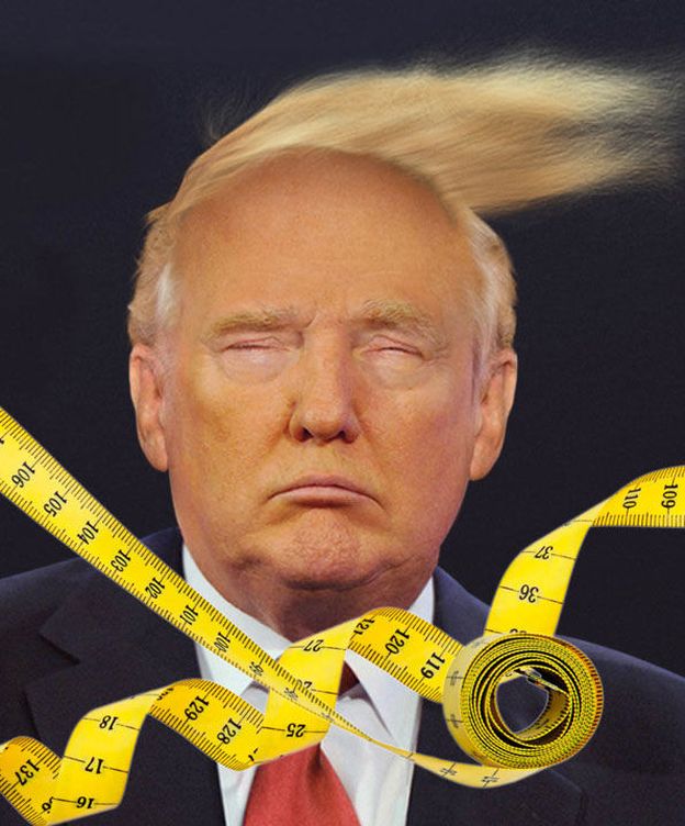 Foto: Donald Trump en un fotomontaje realizado en Vanitatis