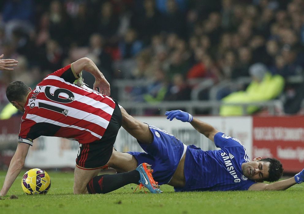 Foto: Diego Costa, durante el Sunderland-Chelsea (Reuters)