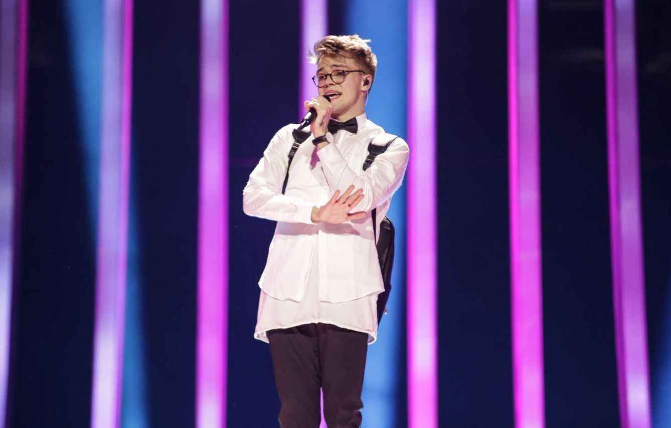 Mikolas Josef, durante su primer ensayo en el Festival de Eurovisión. (Eurovision.tv)