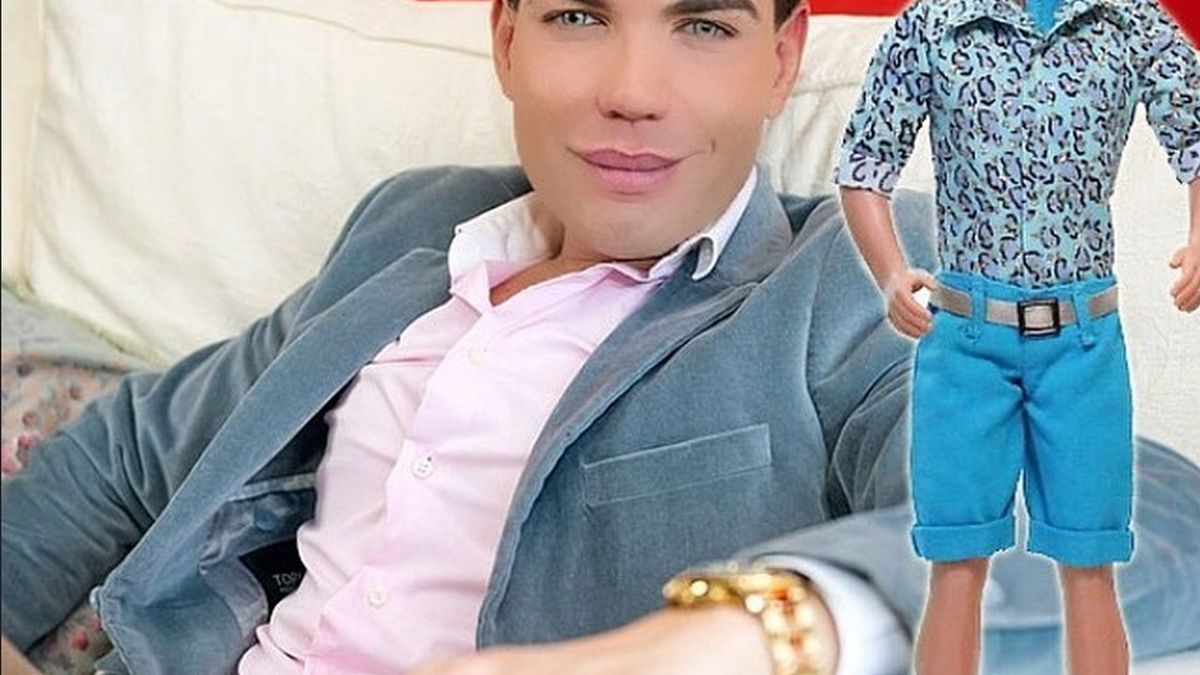 El "Ken humano" se gasta 230.000 euros en cirugía para parecerse al novio de Barbie