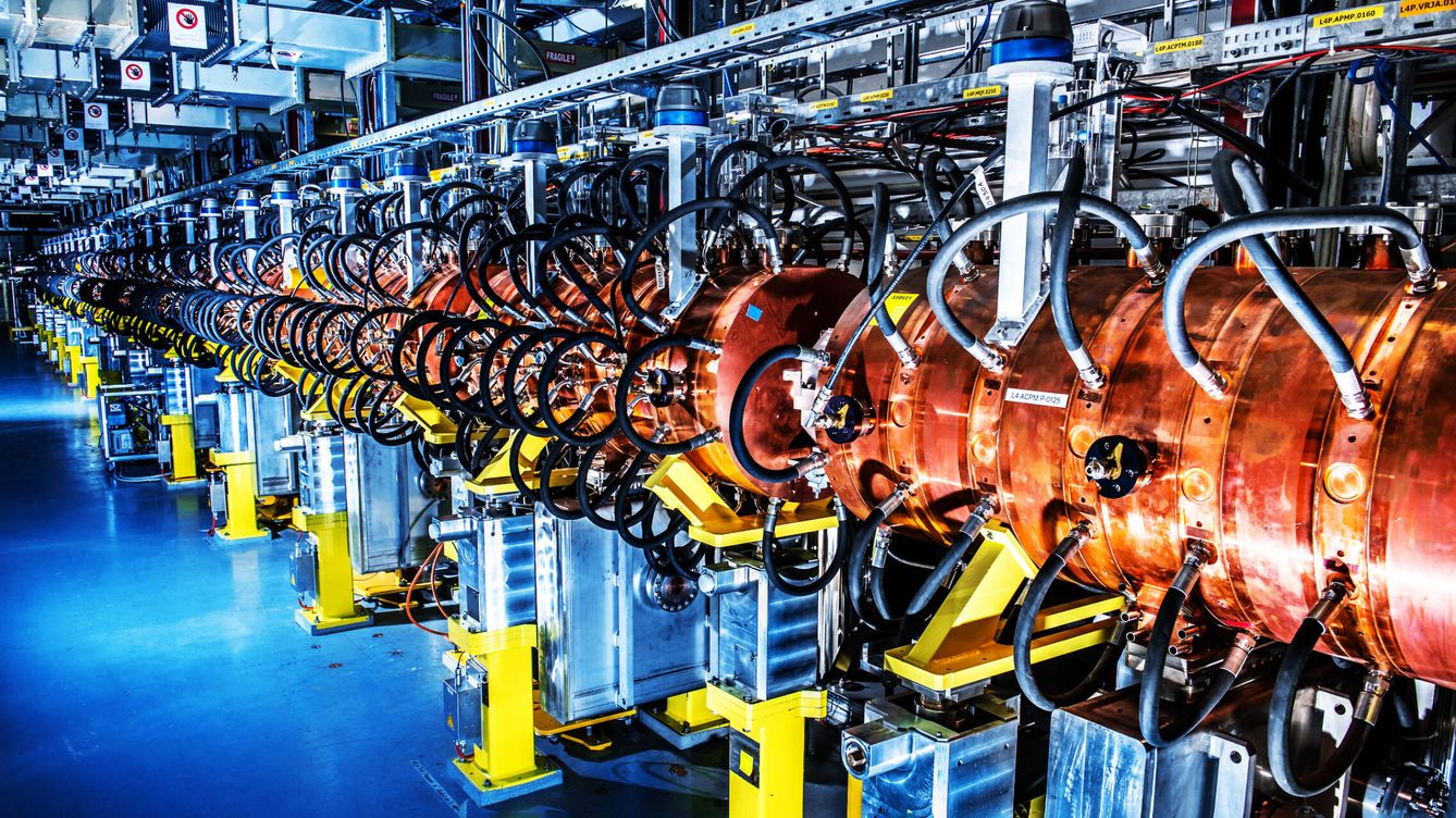 Foto: El acelerador de partículas lineal Linac4 en el CERN. (Robert Hradil, Monika Majer/ProStudio22.ch/CERN)