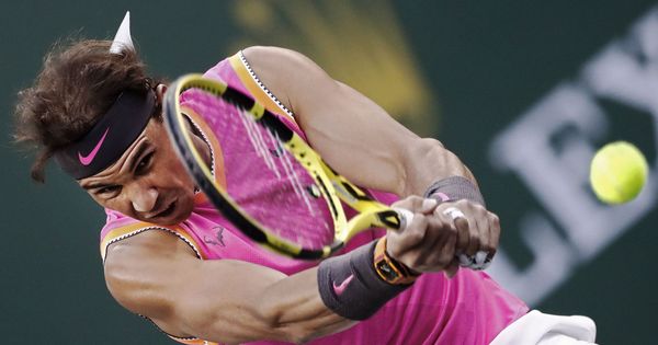 Foto: Nadal se exhibe ante Donaldson logrando su mejor triunfo histórico en Indian Wells. (Reuters)