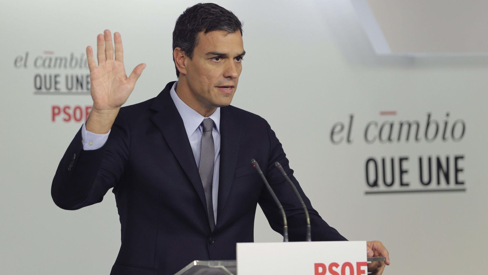 Foto: El secretario general del PSOE y candidato a la presidencia del Gobierno, Pedro Sánchez. (Efe)