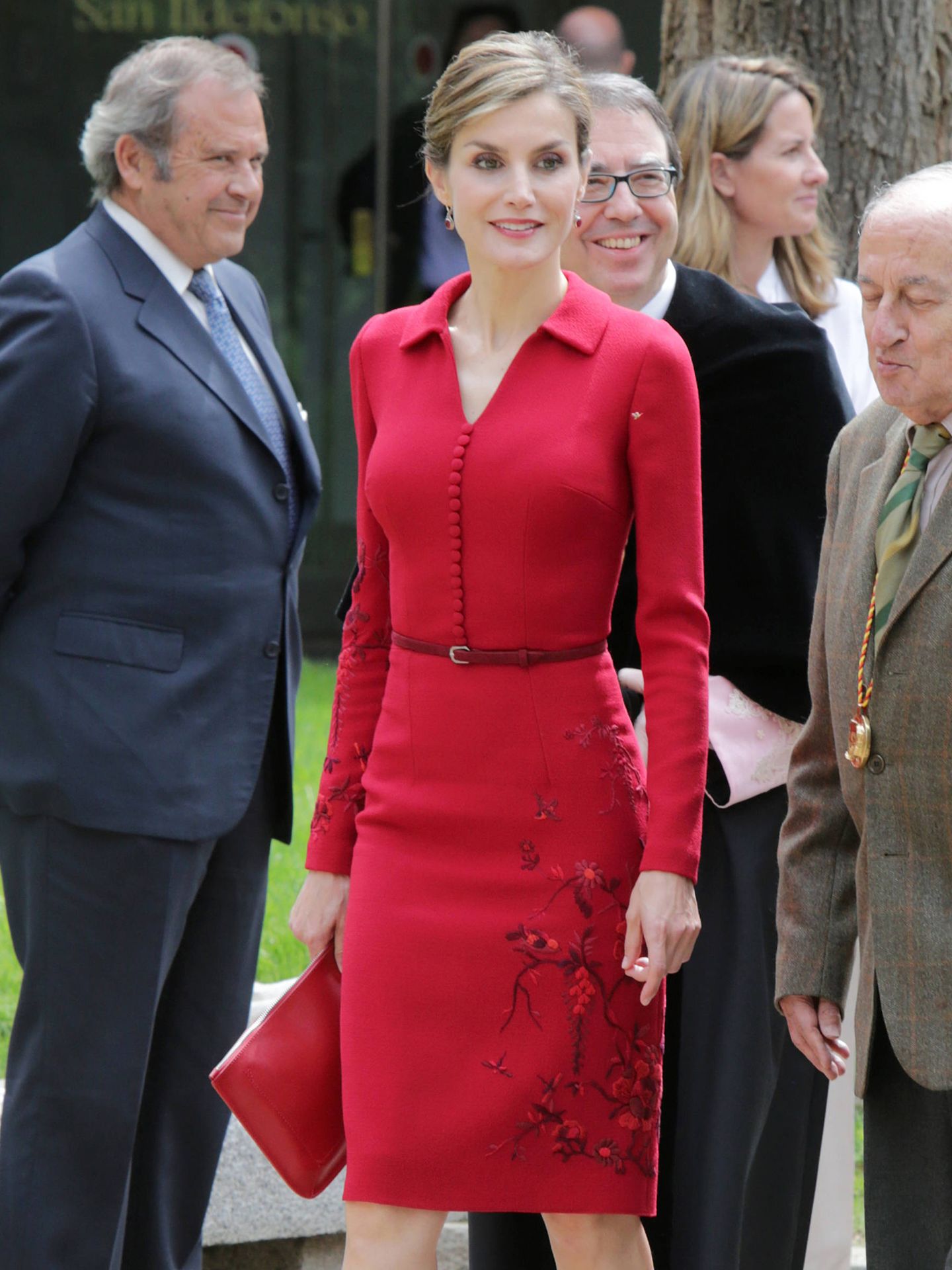 La reina Letizia en el Cervantes de 2015. (Gtres)